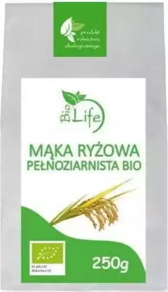 Mąka Ryżowa Pełnoziarnista 250G Eko Bio Life