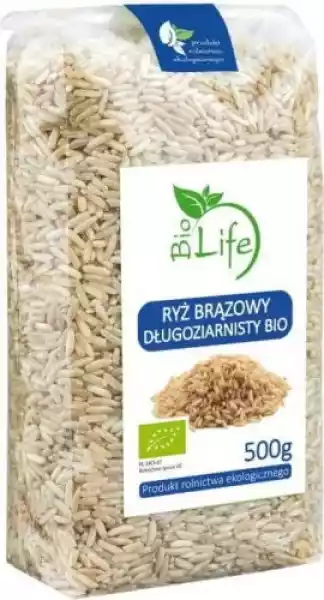 Ryż Brązowy Długoziarnisty 500G Eko Bio Life