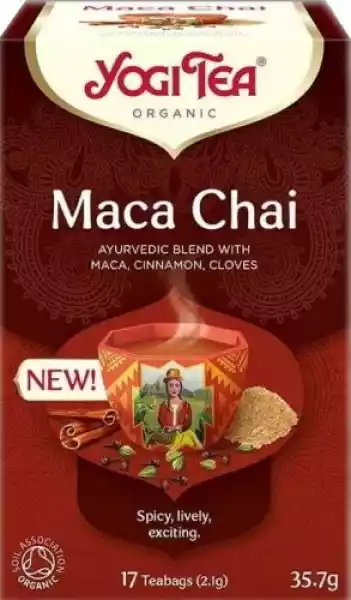 Herbatka Maca Chai Bio (17 X 2,1 G) 35,7 G - Yogi Tea