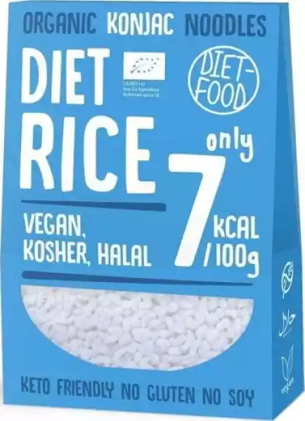 Makaron Rice Shirataki Bezglutenowy Bio 300 G Diet-Food