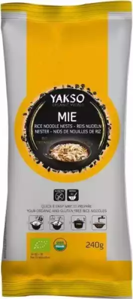 Makaron Ryżowy Noodle Gniazda Bezglutenowy Bio 240 G - Yakso