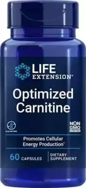 Karnityna Optimized Carnitine 60 Kapsułek Life Extension