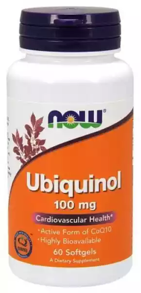Ubichinol Koenzym Q10 100 Mg 60 Kapsułek Now Foods