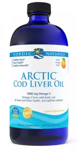 Arctic Cod Liver Oil Orange 473 Ml Nordic Naturals