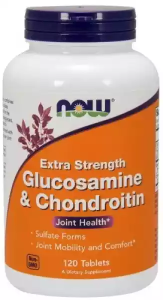 Glukozamina I Chondroityna 120 Tabletek Now Foods
