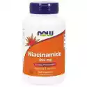 Witamina B3 Niacyna Niacinamide 500 Mg 100 Kapsułek Now Foods