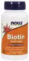 Biotyna Biotin 5000 Mcg 60 Kapsułek Now Foods
