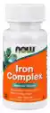 Iron Complex Żelazo 100 Tabletek Now Foods