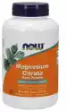 Magnesium Citrate Cytrynian Magnezu 227 G Now Foods