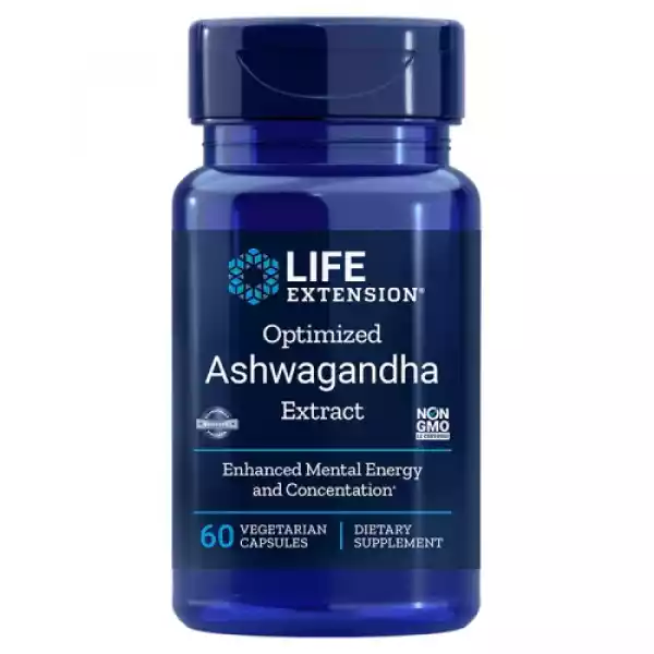 Optimized Ashwagandha Extract 60 Kapsułek Life Extension