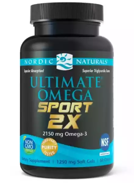 Ultimate Omega Sport 2X 60 Kapsułek Nordic Naturals