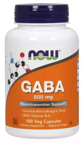 Gaba Kwas Gamma Aminomasłowy 500 Mg I Witamina B6 100 Kapsułek