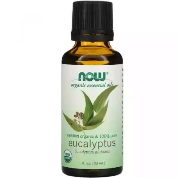 100% Olejek Eukaliptusowy Certified Organic 30 Ml Now Foods