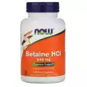 Betaina Betaine Hcl 648 Mg 120 Kapsułek Now Foods