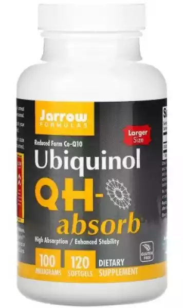 Ubiquinol Qh-Absorb Koenzym Q10 100 Mg 120 Kapsułek Jarrow Formu