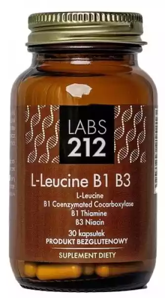 L-Leucyna L-Leucine B1 B3 30 Kapsułek Labs212