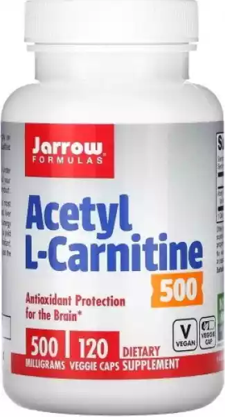 Acetyl L-Karnityna 500 Mg 120 Kapsułek Jarrow Formulas
