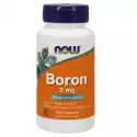Boron Bor 3 Mg 100 Kapsułek Now Foods
