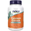 Now Foods Calcium Citrate Cytrynian Wapnia 100 Tabletek Now Foods