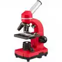 Bresser Mikroskop Bresser Junior Biolux Sel 40-1600X Czerwony