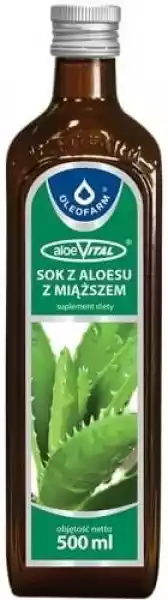 Oleofarm Aloes Sok Z Miąższem 500Ml