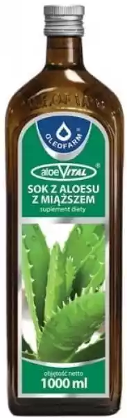 Oleofarm Aloes Sok Z Miąższem 1L