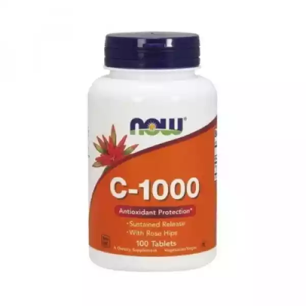 Now Foods Witamina C-1000 Sustained Release 100Tabl. - Opóźnione