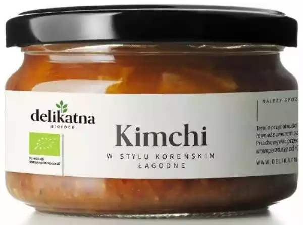 Kimchi W Stylu Koreańskim Łagodne Bio 200 G - Delikatna