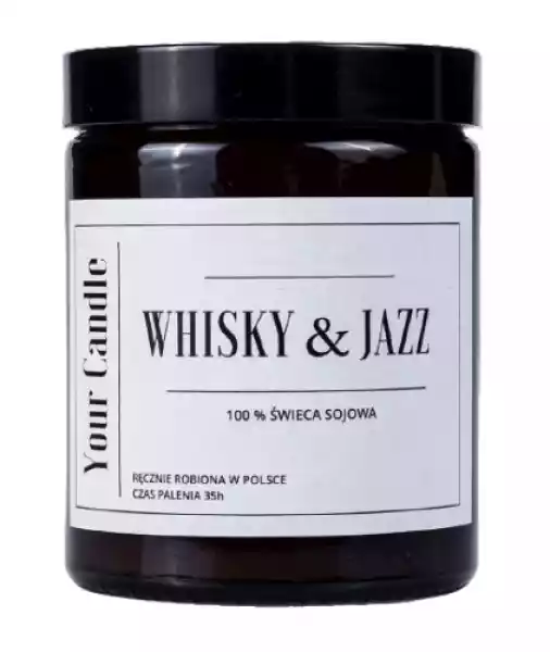 Świeca Sojowa Whisky & Jazz 180 Ml - Your Candle
