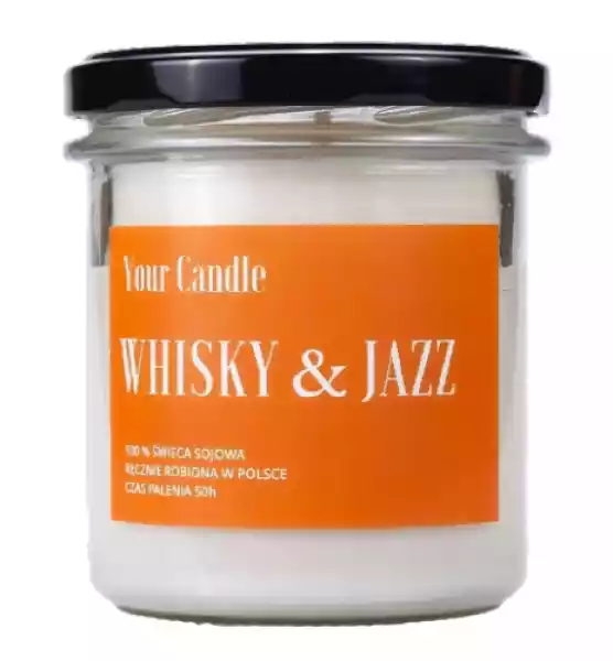 Świeca Sojowa Whisky & Jazz 300 Ml - Your Candle