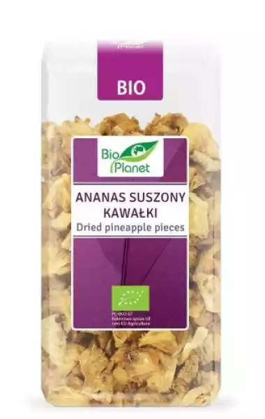 Ananas Suszony Kawałki Bio 100 G - Bio Planet