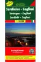 Mapa Samochodowa - Sardynia Cagliari 1:150 000