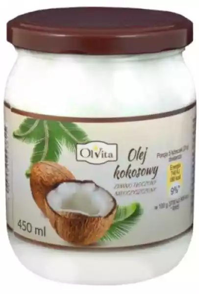 Olvita Olej Kokosowy Zimnotłoczony 450 Ml