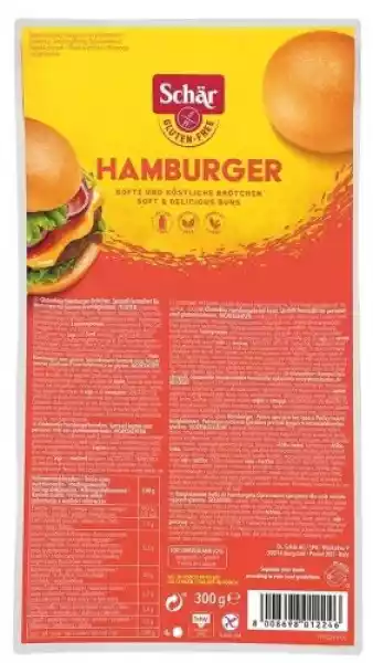 Hamburger- Bułki Do Hamburgerów Bezgl. 300 G
