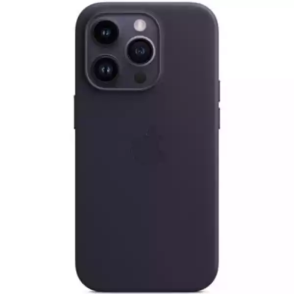 Etui Apple Leather Case Magsafe Do Iphone 14 Pro Atramentowy