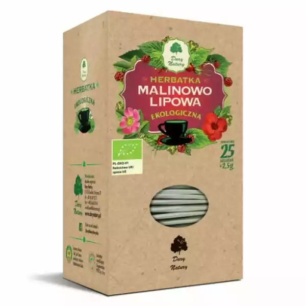 Herbatka Malinowo - Lipowa Fix Bio 25*2,5G Dary Natury