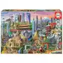  Puzzle 1500 El. Symbole Azji I Australii Educa