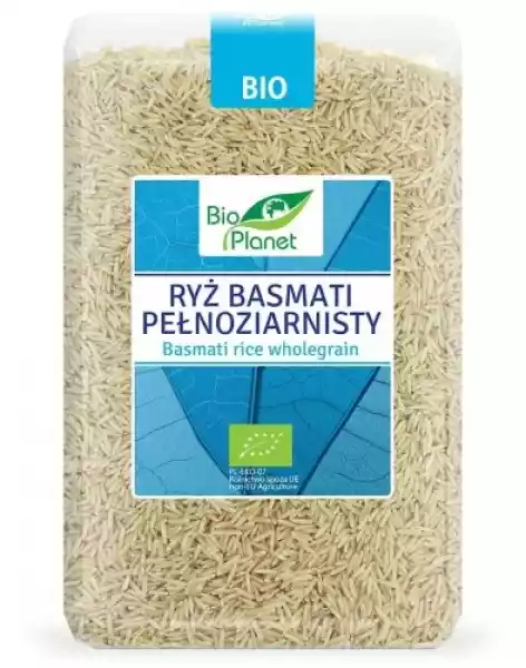 Ryż Basmati Pełnoziarnisty Bio 2 Kg - Bio Planet