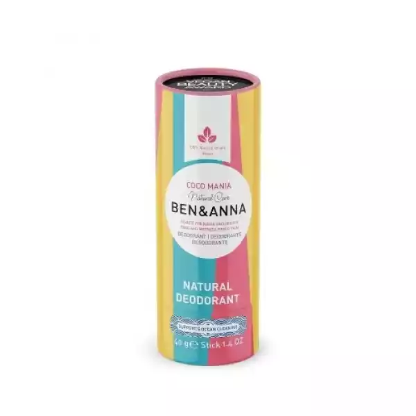 Dezodorant W Sztyfcie Na Bazie Sody Coco Mania Eco 40 G - Ben & 