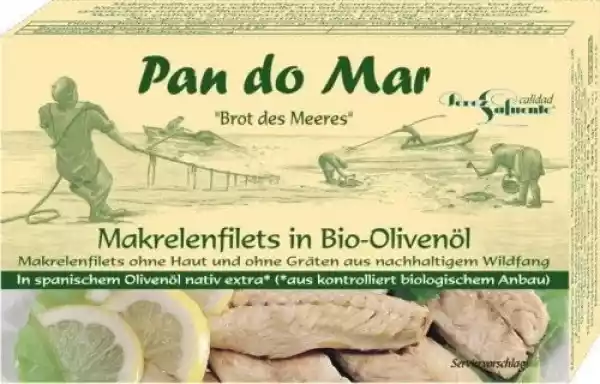 Makrela Filety W Bio Oliwie Z Oliwek Extra Virgin 120 G (90 G) -