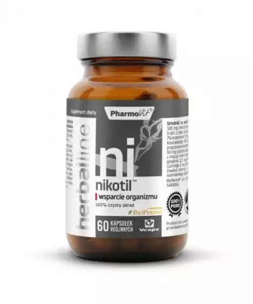 Nikotil™ Wsparcie Organizmu 60 Kaps Vcaps® | Herballine™ Pharmov