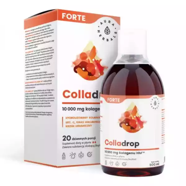 Colladrop Forte - Kolagen Hm™ 10 000 Mg W Płynie 500 Ml Aura Her