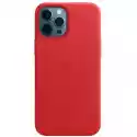 Apple Etui Apple Leather Case Magsafe Do Iphone 12 Pro Max Czerwony