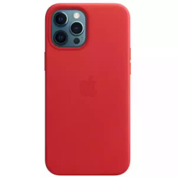 Etui Apple Leather Case Magsafe Do Iphone 12 Pro Max Czerwony