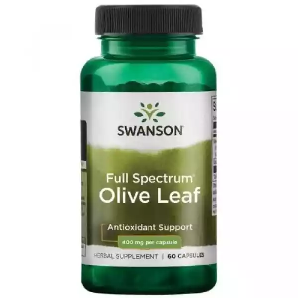 Full Spectrum Olive Leaf 400 Mg 60 Kaps. Swanson