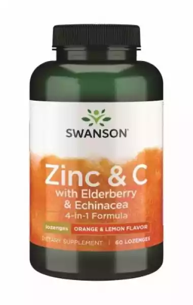 Immune Support Cynk 15Mg & C With Elderberry & Echinacea 60 Tabl