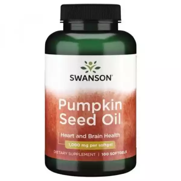 Pumpkin Seed Oil 1000 Mg 100 Kaps. Swanson
