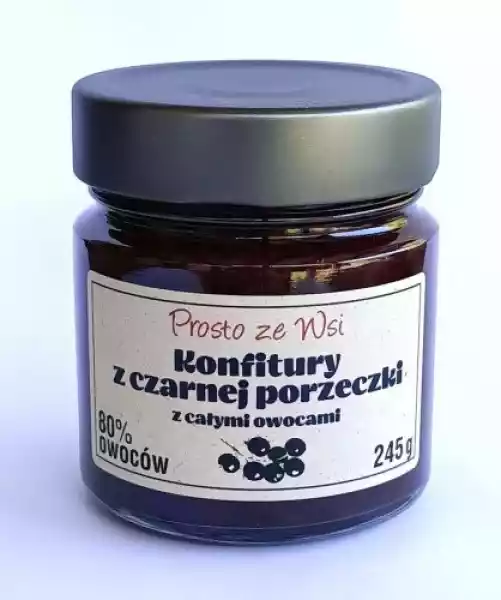 Konfitura Ekstra Z Czarnej Porzeczki Bio 245 G - Prosto Ze Wsi