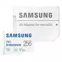 Samsung Karta Pamięci Samsung Pro Endurance Microsdxc 256Gb + Adapter