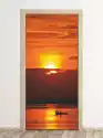 Wally Piekno Dekoracji Fototapeta Na Drzwi Zachód Słońca P65